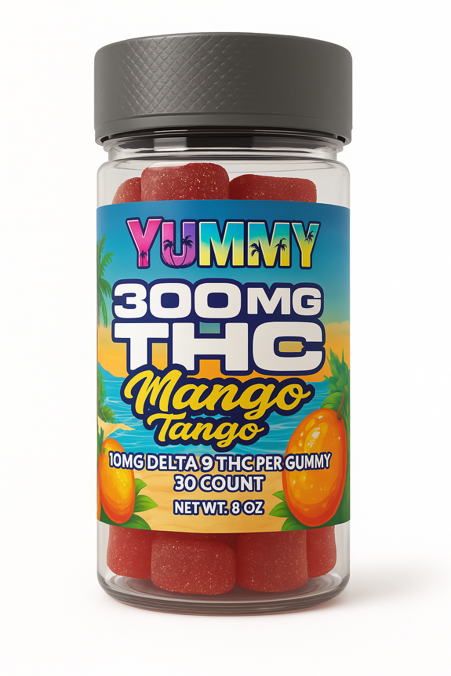 300 mg Yummy Mango Tango 10mg